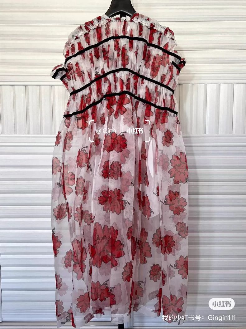 Comme des Garcons Comme Des Garcons Spring/summer printed, smocked, tulle pu Size S / US 4 / IT 40 - 2 Thumbnail