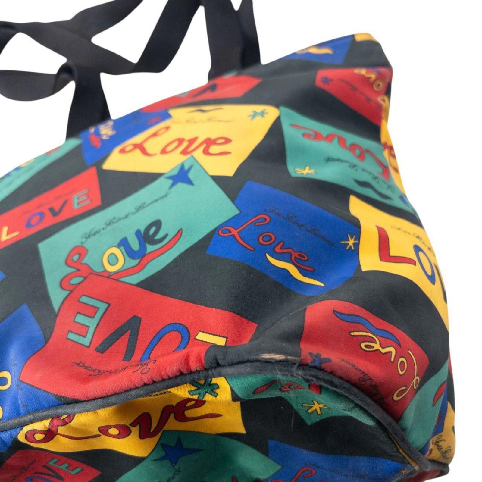 Yves Saint Laurent Vintage 90s YSL Yves Saint Laurent Love Pattern Shoulder Bag Size ONE SIZE - 7 Thumbnail