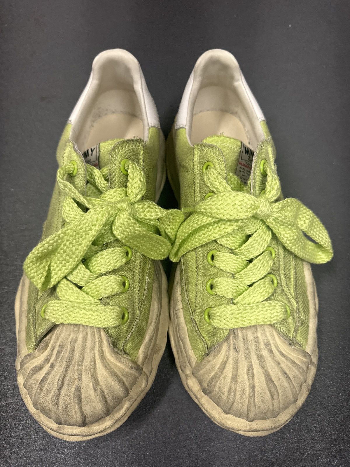 Maison MIHARA YASUHIRO Maison Mihara Yasuhiro Lime Green “Blakey” Size US 10.5 / EU 43-44 - 2 Thumbnail