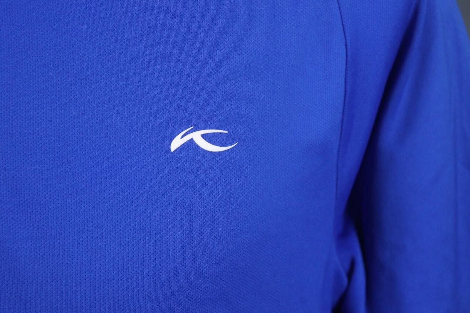 KJUS KJUS Blue Collared Golf Performance Polo Shirt Size XL Size ONE SIZE - 5 Thumbnail