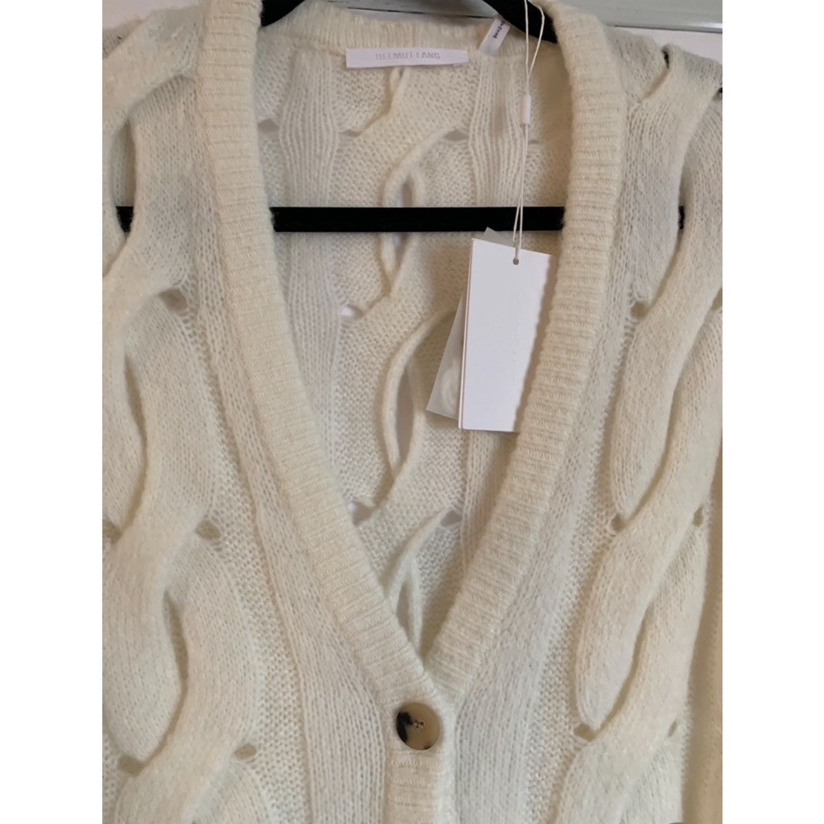 Helmut Lang HELMUT LANG CUT OUT CARDIGAN Size US M / EU 48-50 / 2 - 3 Thumbnail