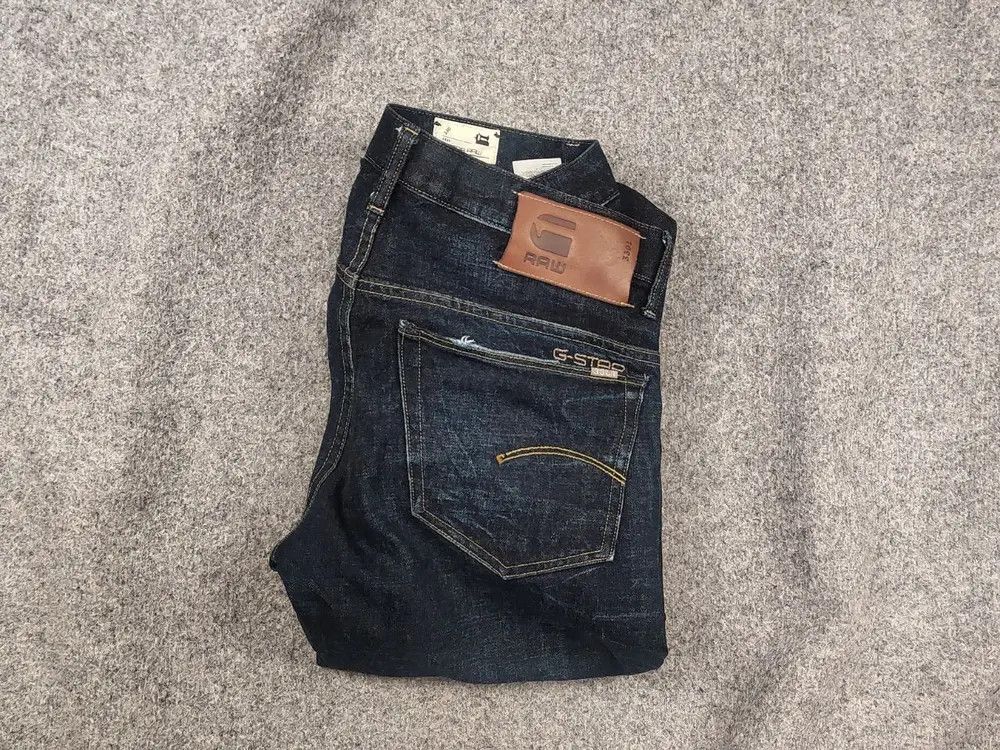 G Star Raw 3301 Straight Japan denim Vintage Faded Jeans