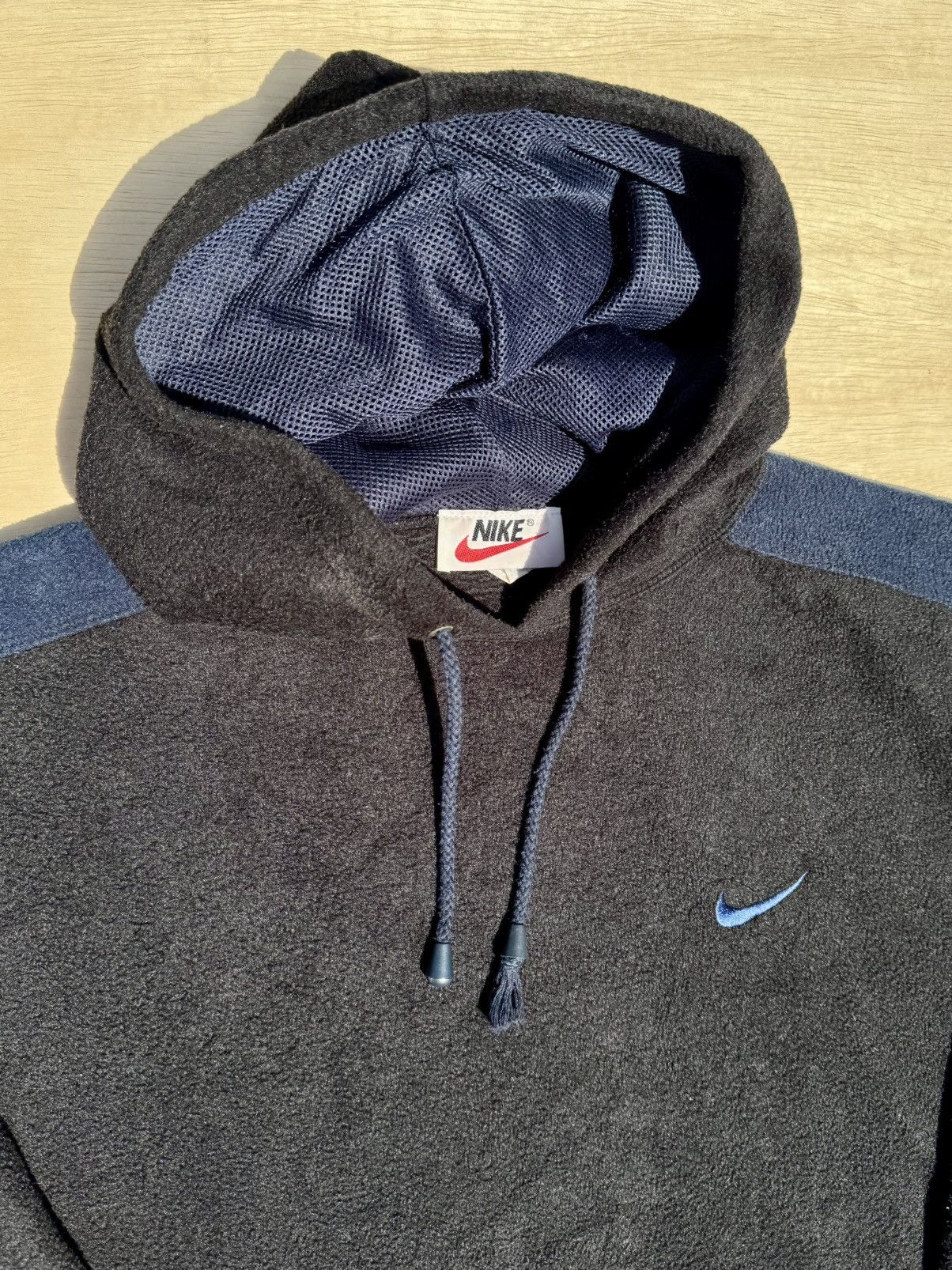 Nike × Vintage Nike Vintage 90’s Fleece Rap Hip Hop Pullover Hoodie Size US L / EU 52-54 / 3 - 6 Thumbnail