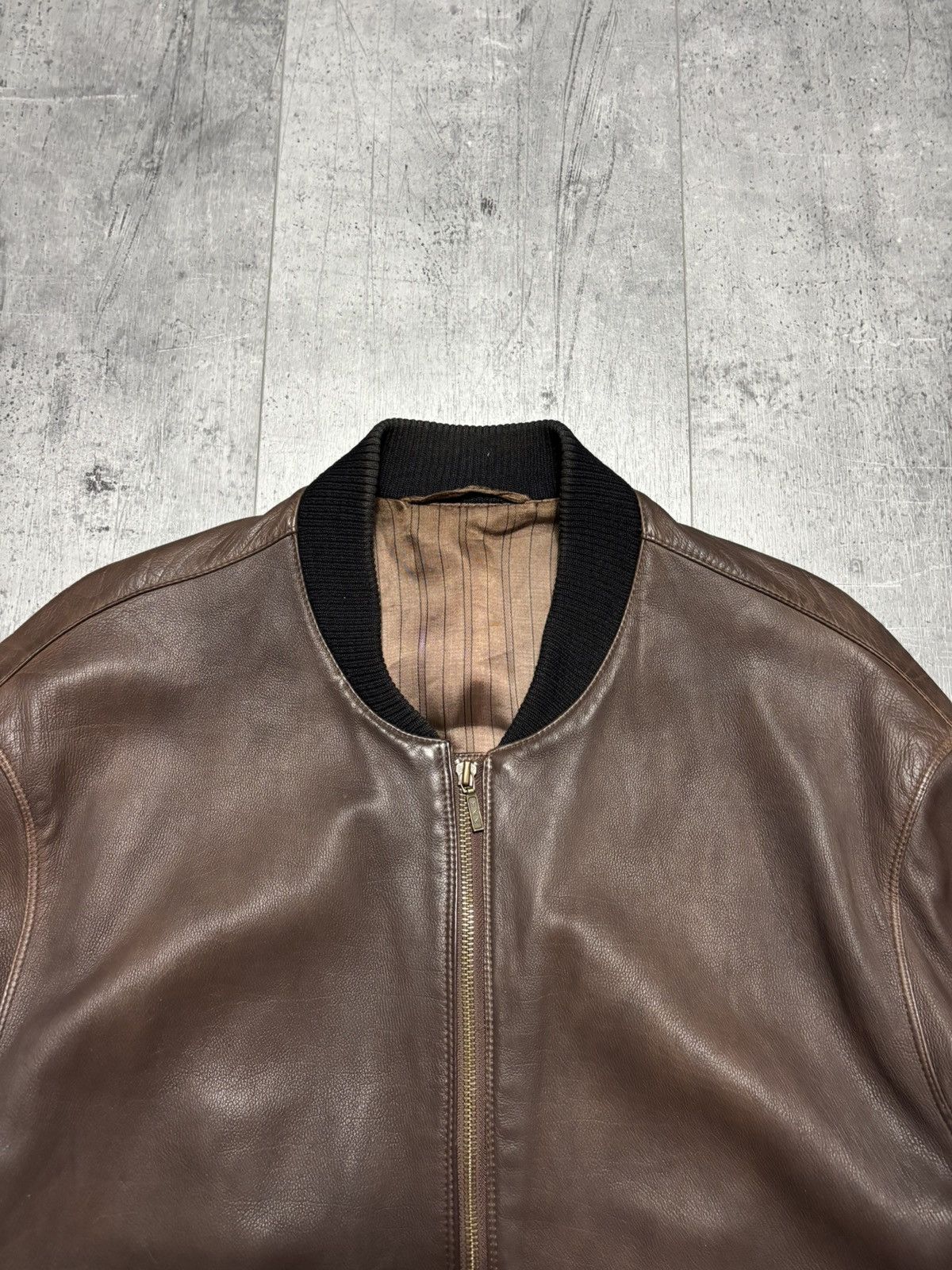 Yohji Yamamoto Balenciaga Yohji Yamamoto Saint Lauren Styled Leather Jacket Size US L / EU 52-54 / 3 - 6 Thumbnail