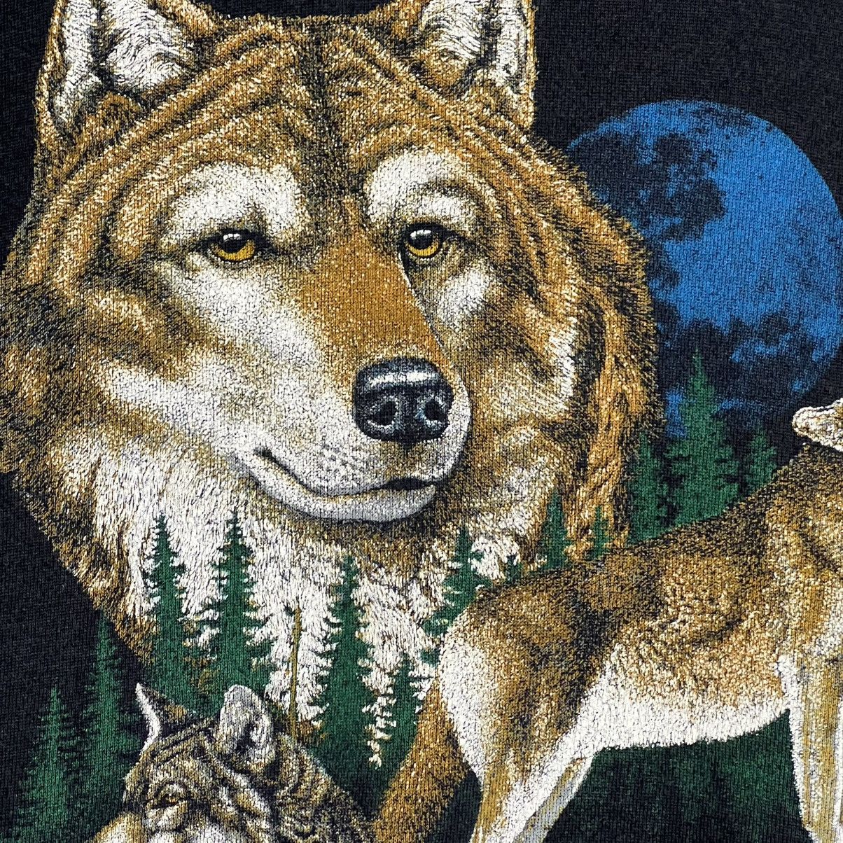 Vintage 90s Vintage Animal Art Sweatshirt Size US XL / EU 56 / 4 - 5 Thumbnail