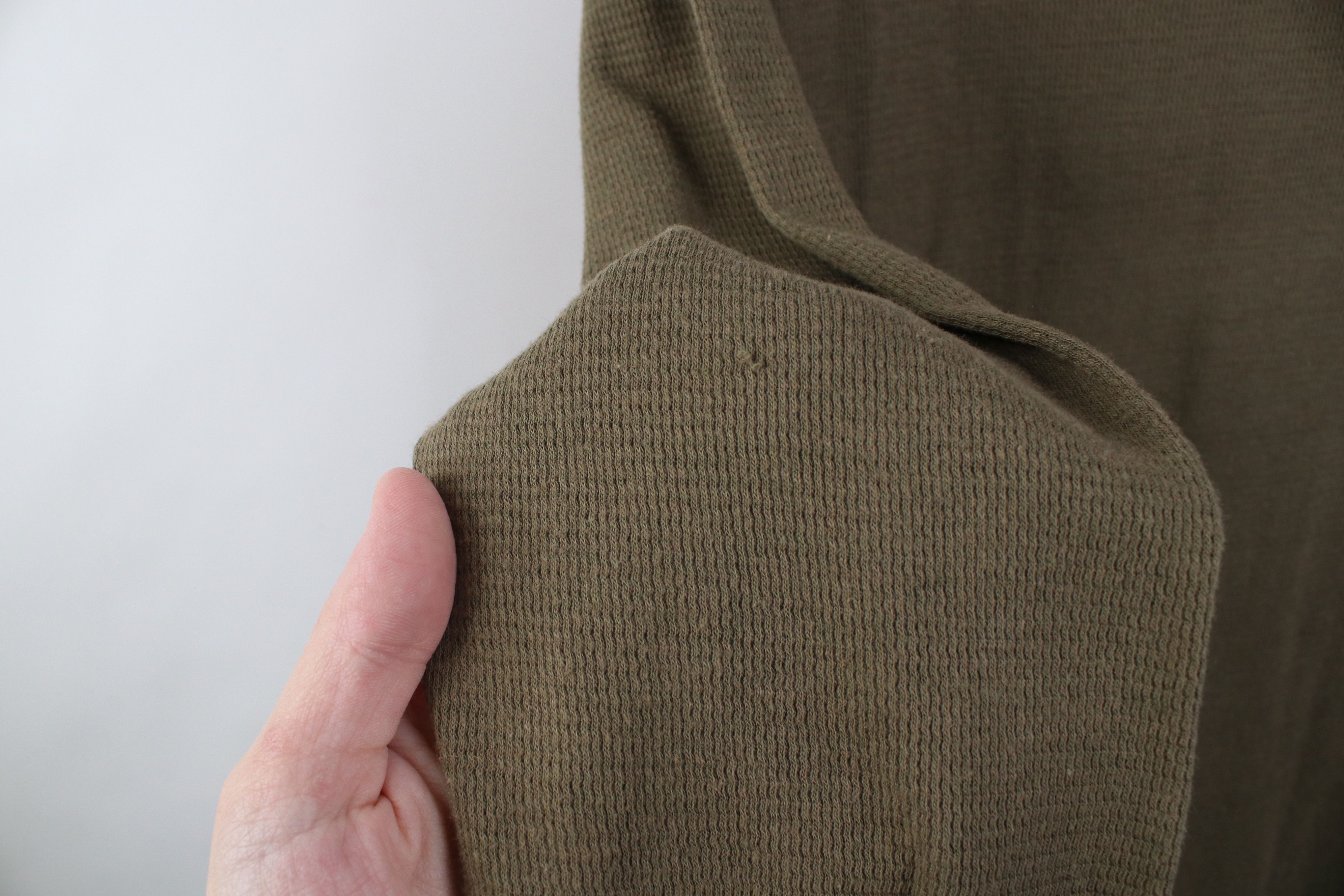 Vintage Vintage Y2K American Apparel Thermal Waffle Knit T-Shirt USA Size US XXL / EU 58 / 5 - 9 Thumbnail