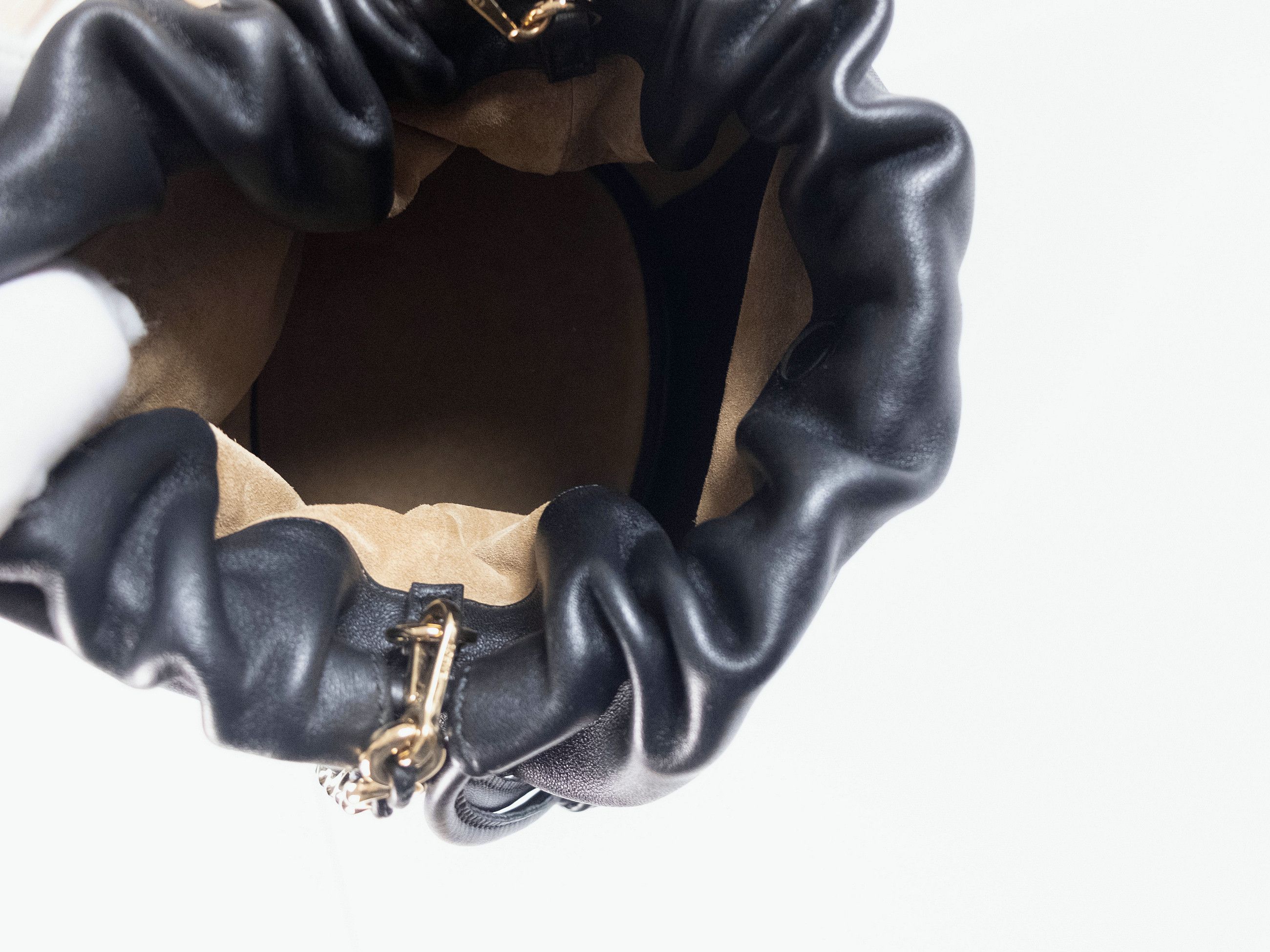 Loewe LOEWE x Paula's Ibiza Flamenco black leather shoulder bag Size ONE SIZE - 14 Thumbnail