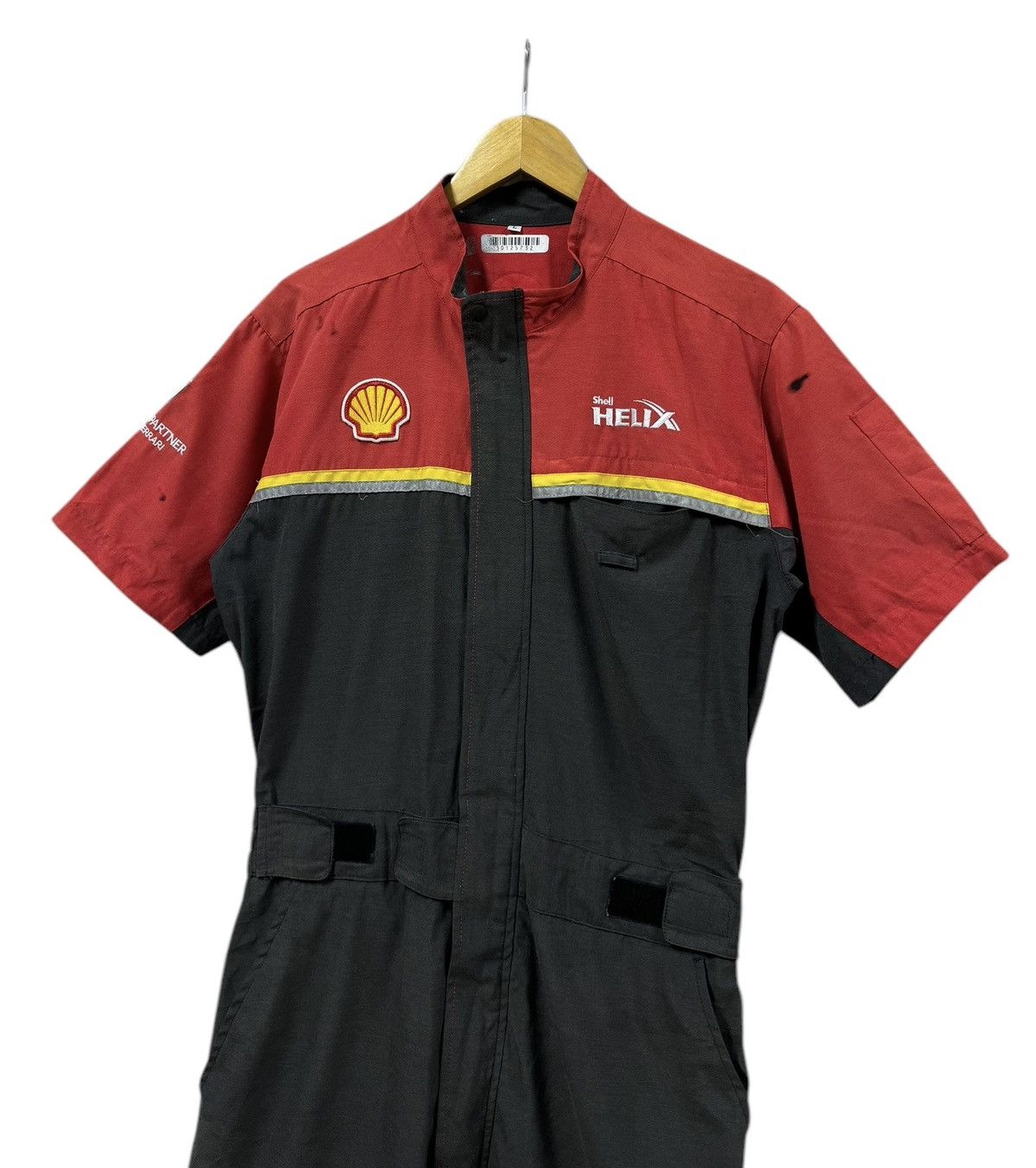 Ferrari × Vintage Vtg🔥Scuderia Ferrari Shell Yuasa Overall Racing Team Size US 32 / EU 48 - 6 Thumbnail