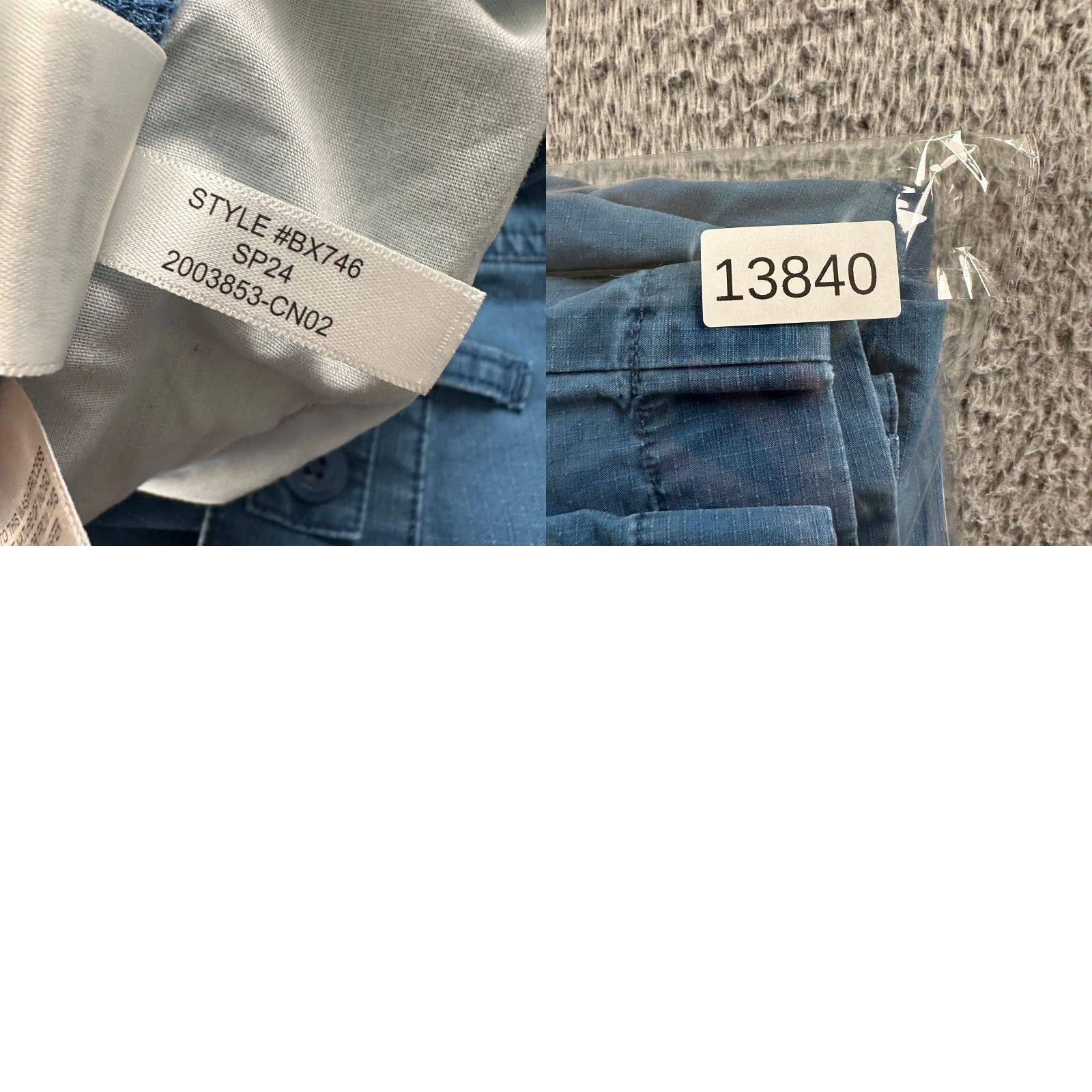 J.Crew JCrew Cargo Pants Mens 32 Blue Baggy Utility Pocket Skater Workwear Size US 32 / EU 48 - 9 Thumbnail