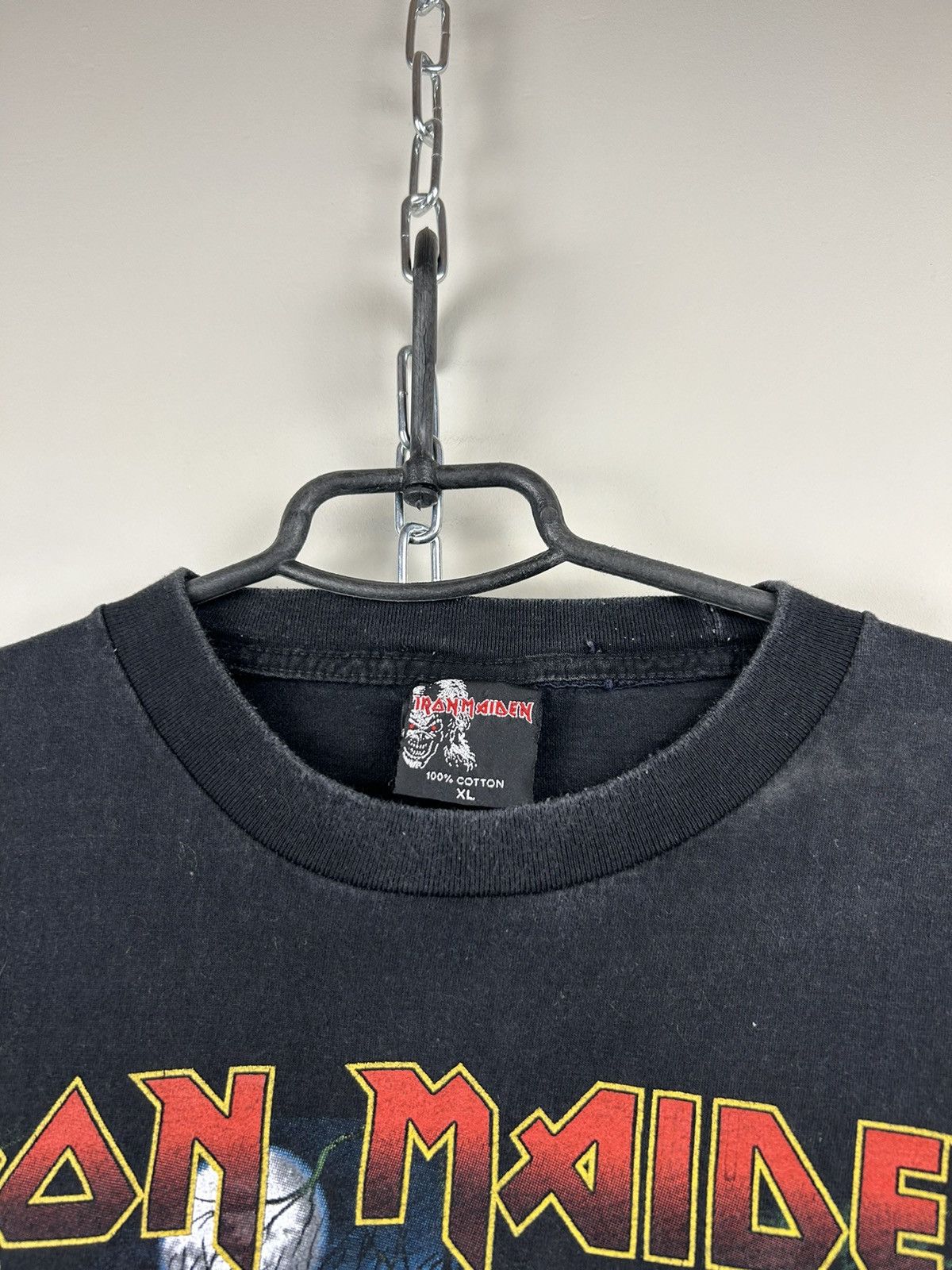 Band Tees Vintage 00s Iron Maiden Faer of the Dark T shirt Size US XL / EU 56 / 4 - 2 Thumbnail