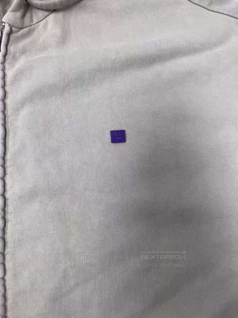 Acne Studios Acne Studios Face expression faded zipper hooded sweatshir Size US S / EU 44-46 / 1 - 3 Thumbnail