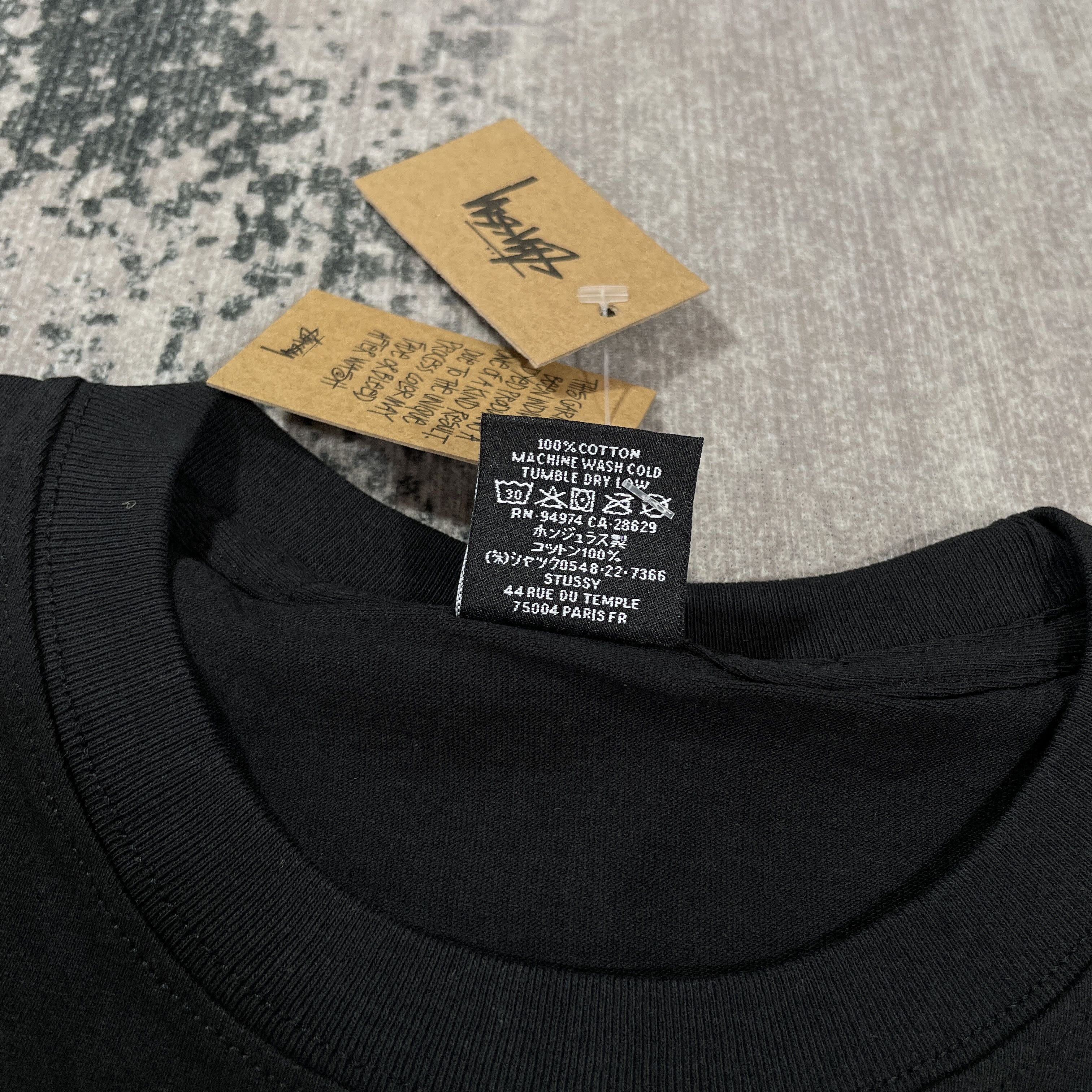 Stussy × Xlarge Stussy Camelot Pig Dyed Tee Black Size US XL / EU 56 / 4 - 5 Thumbnail
