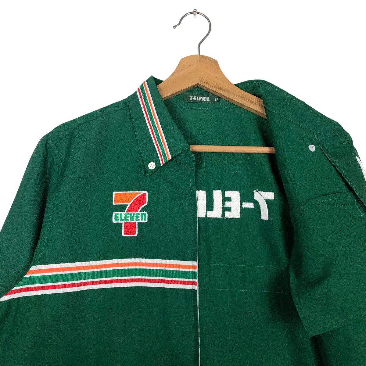Japanese Brand 🔥90’s Vintage Work Jacket 7-Eleven Big Logo Japan Spell Out Size US M / EU 48-50 / 2 - 10 Thumbnail