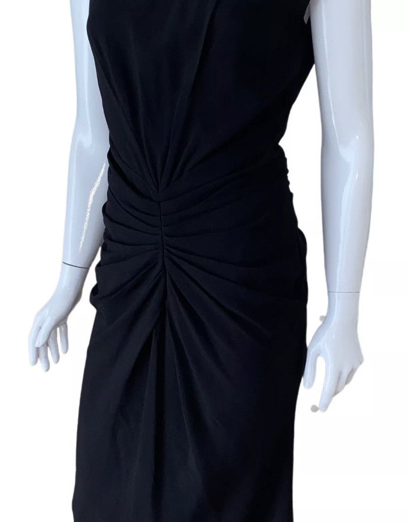 Dior 2008 CHRISTIAN DIOR DRAPED DRESS BLACK SIZE 44 US 8 Size M / US 6-8 / IT 42-44 - 3 Thumbnail