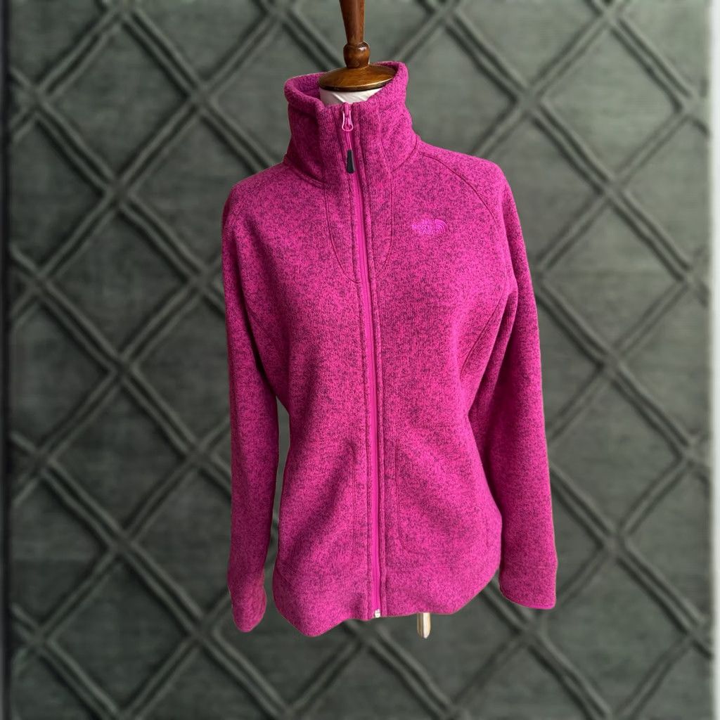 The North Face The North Face Women’s Full Zip Fleece Jacket Pink Size Medium Outdoor Coat Size M / US 6-8 / IT 42-44 - 1 Thumbnail