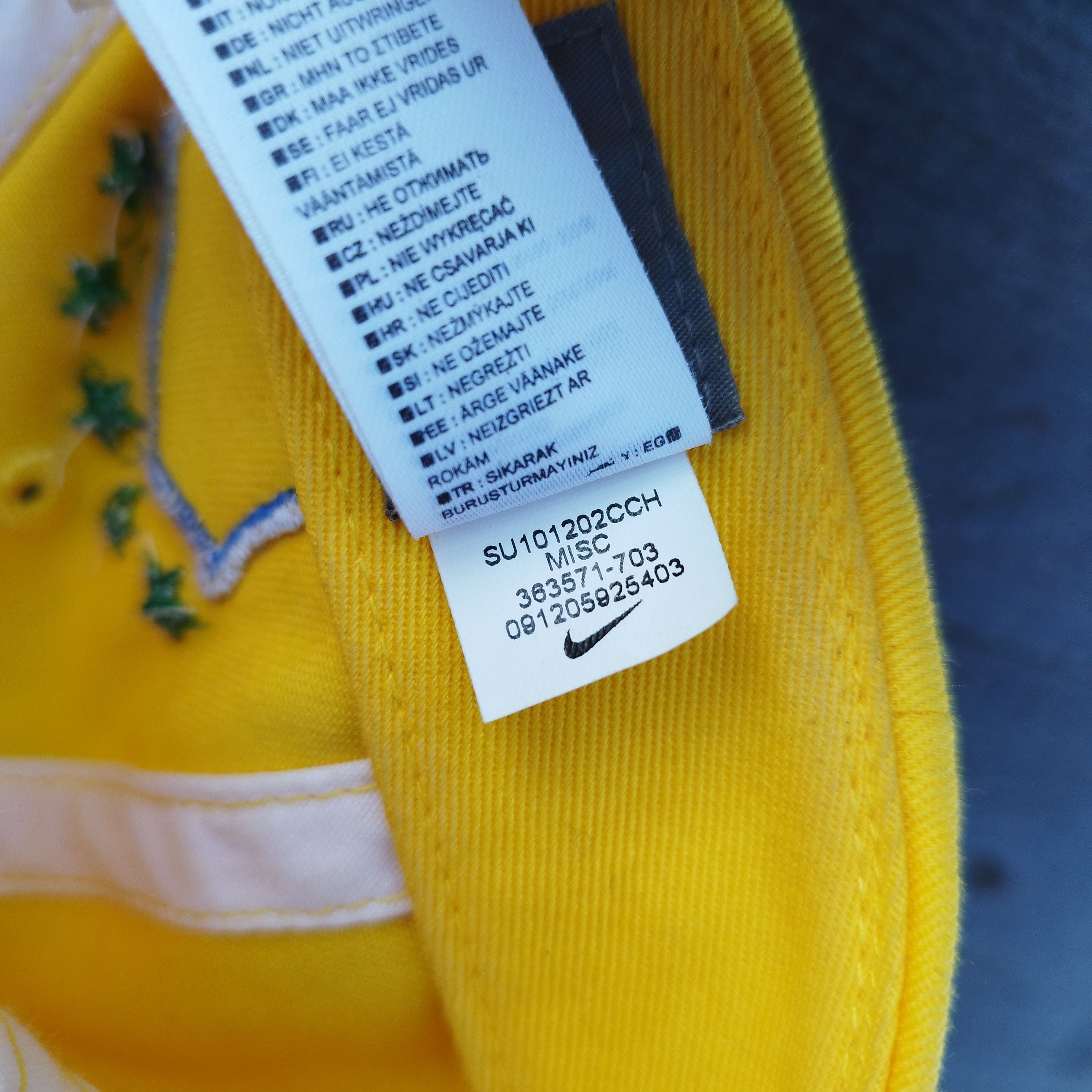 Nike Vintage Y2K Nike Brasil CBF National Team Heritage Cap Size ONE SIZE - 11 Thumbnail