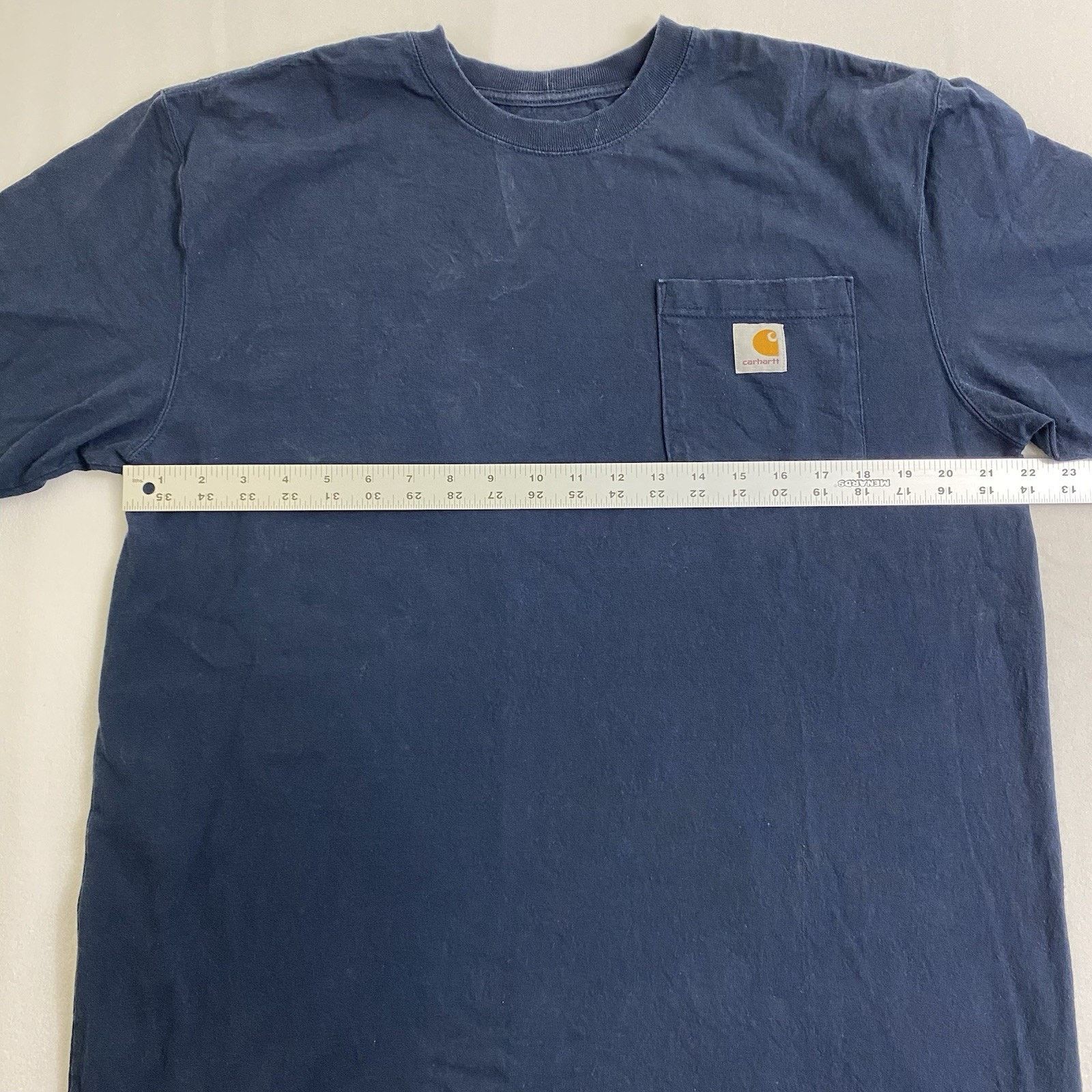 Carhartt Carhartt Men's Medium T-Shirt Navy Blue Crew Neck Tee Size US M / EU 48-50 / 2 - 4 Thumbnail
