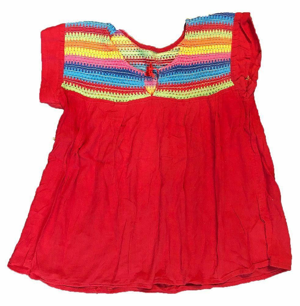 Designer Pre Owned Red Hand Made Blouse L Size L / US 10 / IT 46 - 2 Thumbnail