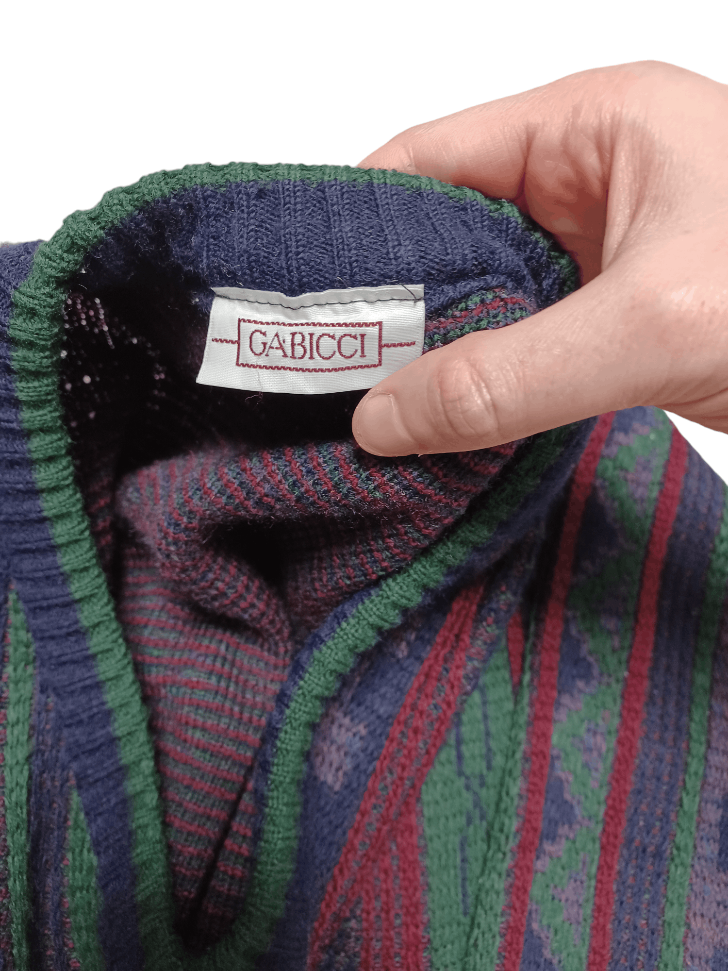 Gabicci FANTASTIC GABICCI MADE IN ENGLAND V-NECK SWEATER OLDMONEY Size US M / EU 48-50 / 2 - 3 Thumbnail
