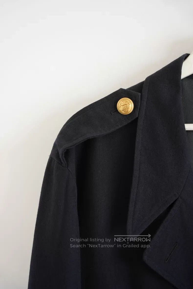 Yohji Yamamoto Yohji Yamamoto size os 90s Double-breasted Gold Button Coat Size US M / EU 48-50 / 2 - 5 Thumbnail
