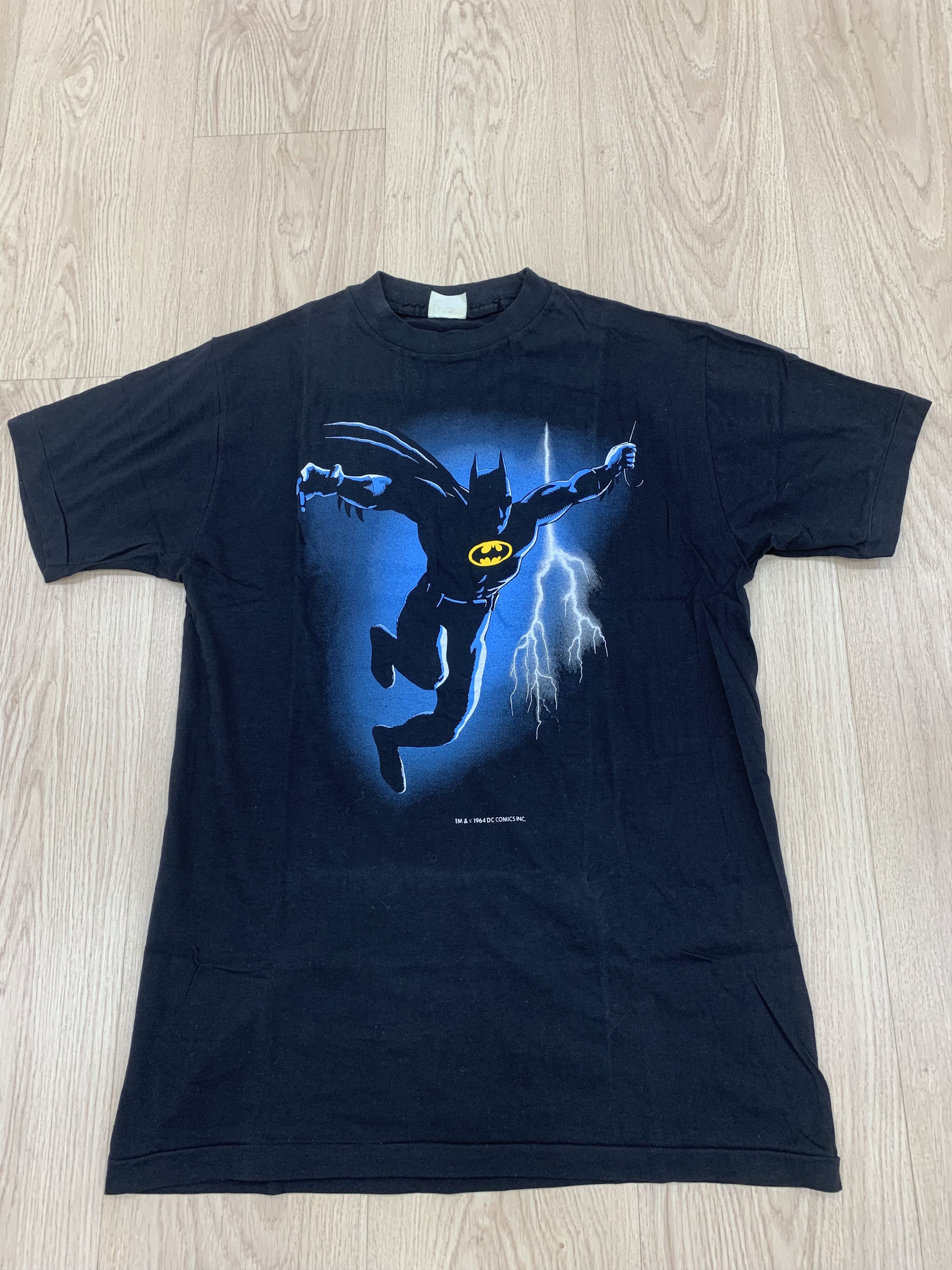 DC Comics × Marvel Comics VTG BATMAN DC COMIC MARVELL SHIRT THE MASK MOVIE Size US L / EU 52-54 / 3 - 1 Thumbnail