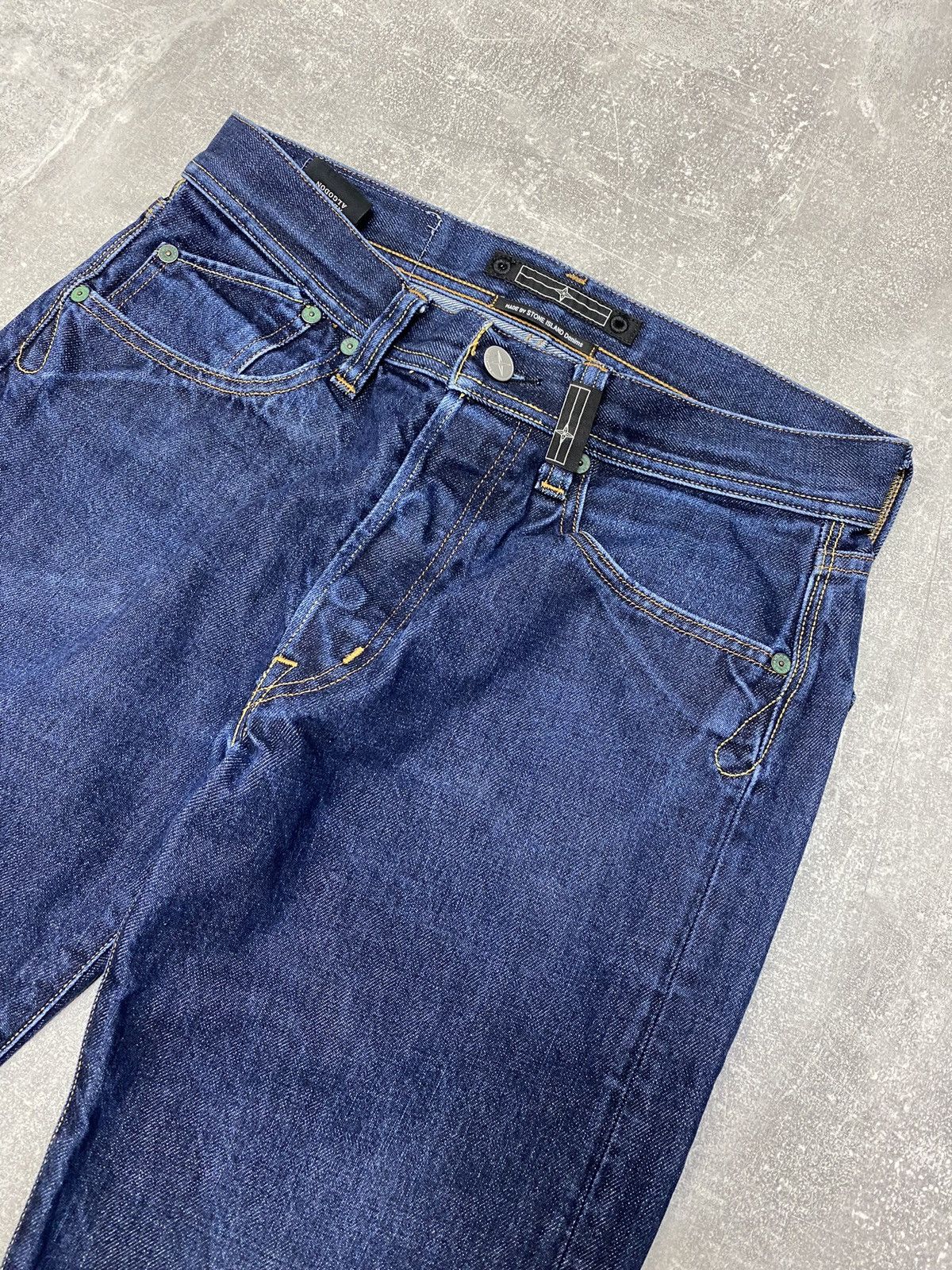Massimo Osti × Stone Island × Vintage Vintage 90's Stone Island Denim Massimo Osti Archival Jeans Size US 28 / EU 44 - 5 Thumbnail