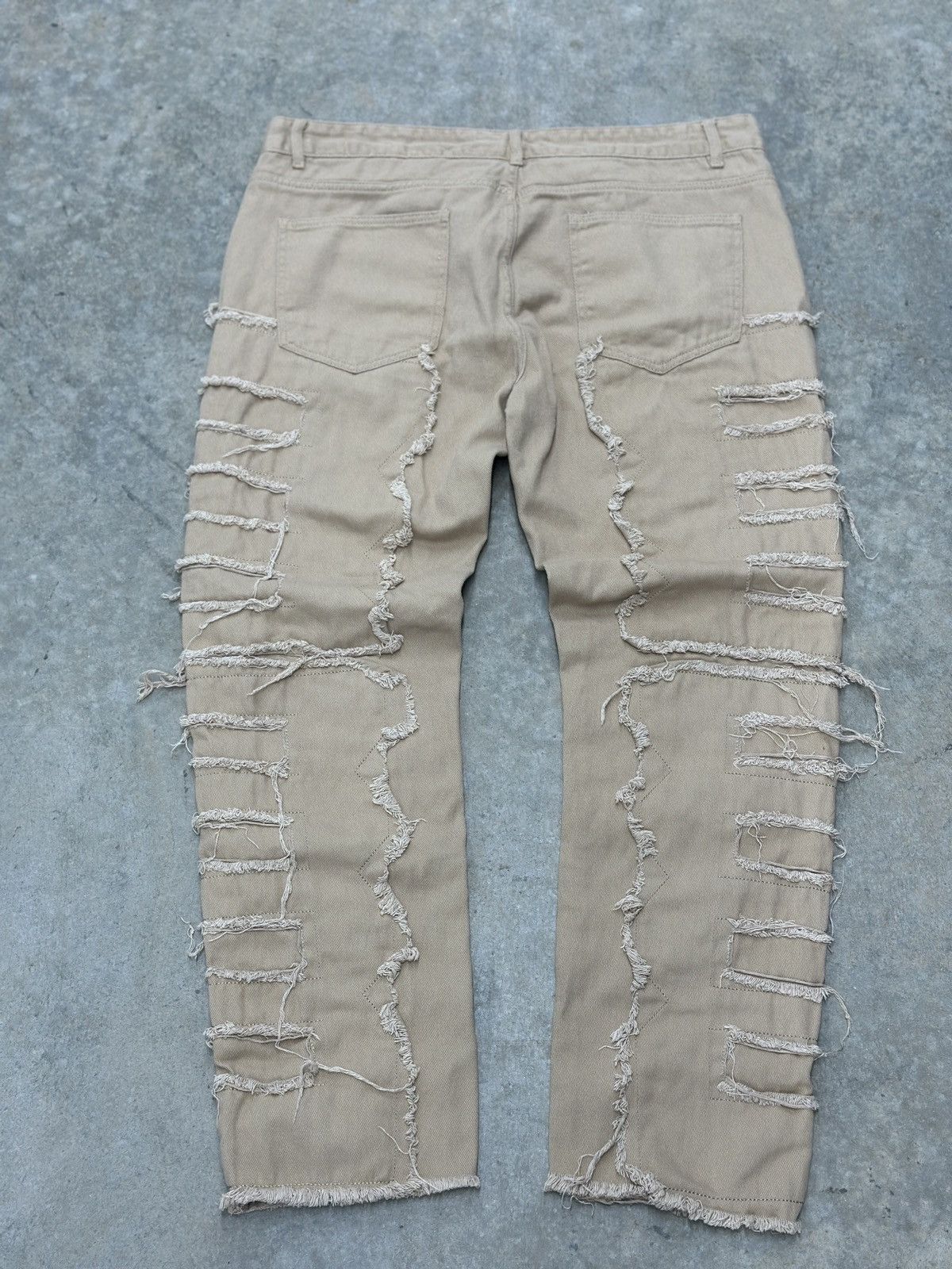 Other Ripped Patch Stacked Style Pants Size US 42 / EU 58 - 2 Thumbnail