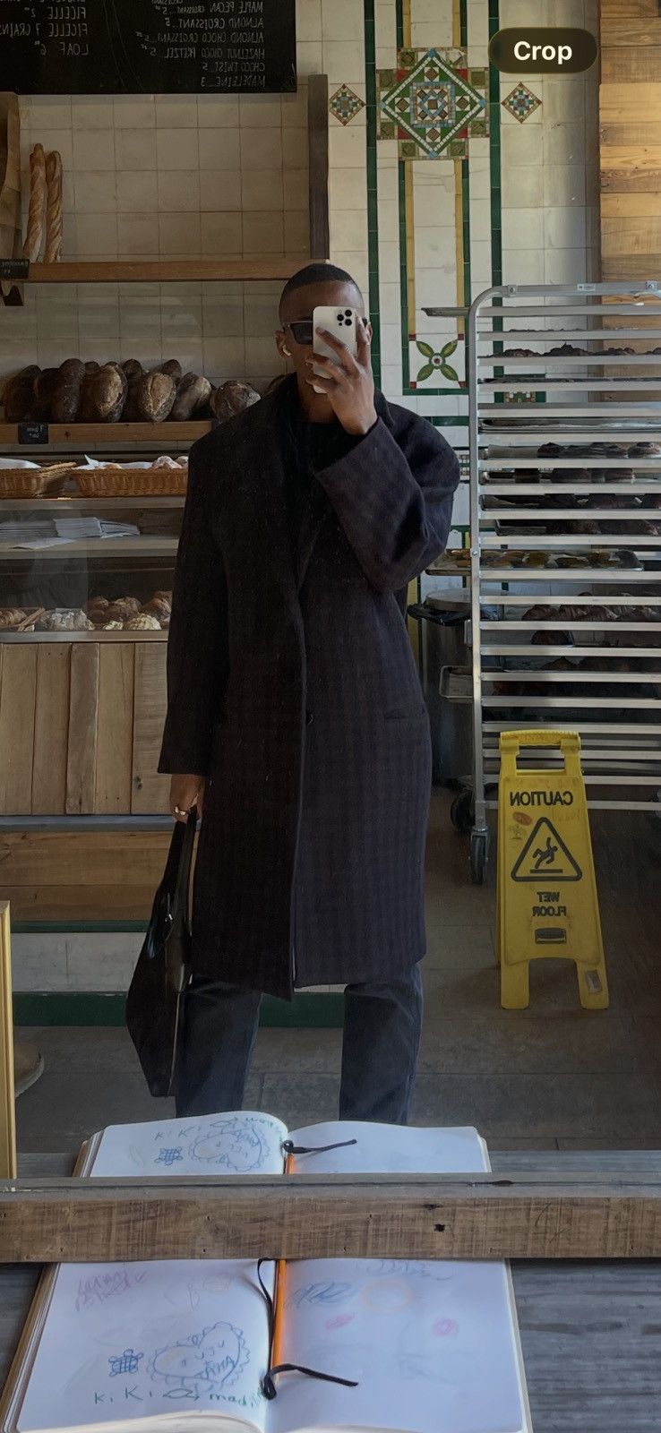 Lemaire Lemaire Checkered Wool Coat Size US S / EU 44-46 / 1 - 8 Thumbnail