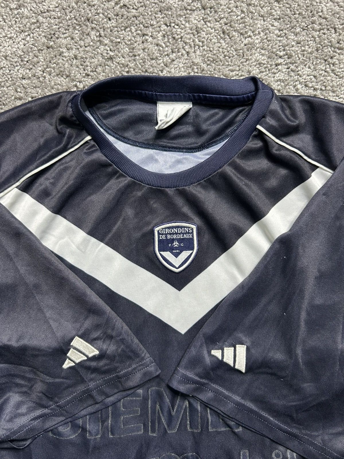 Adidas × Vintage Vintage Adidas Girondins De Bordeaux Soccer Jersey Size US XL / EU 56 / 4 - 3 Thumbnail