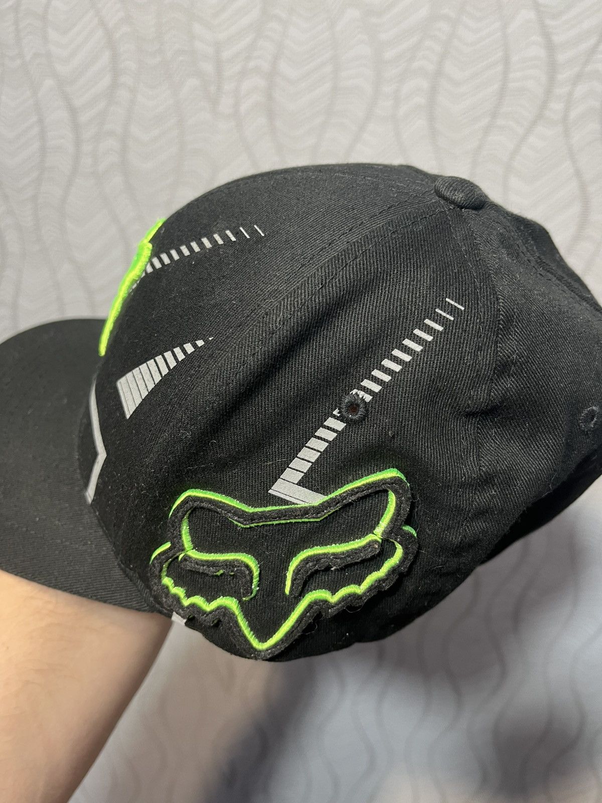 Fox Racing FOX Monster Energy Ricky Carmichael 4 Moto Racing Cap Hat Size ONE SIZE - 4 Thumbnail