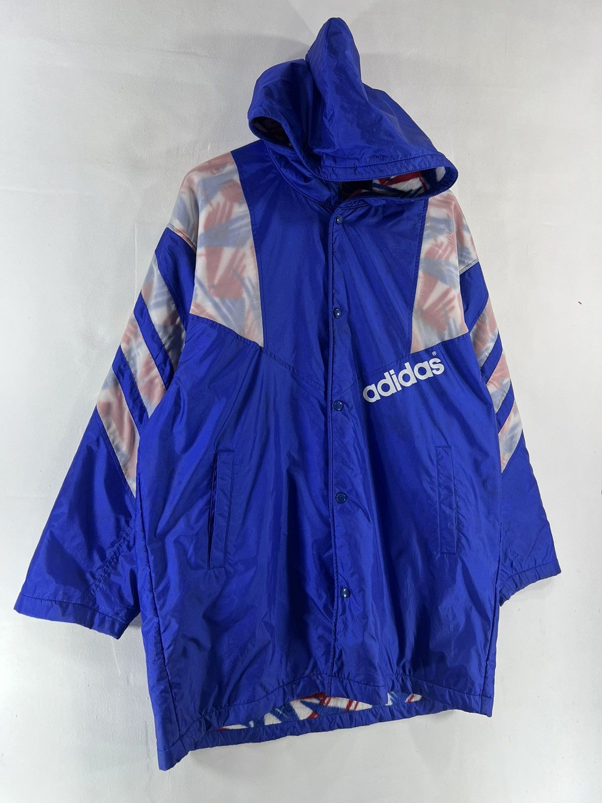 Adidas × Descente × Vintage 🔥FINAL DROP🔥Vintage Adidas Coach Long Jacket With Big Logo Size US L / EU 52-54 / 3 - 7 Thumbnail
