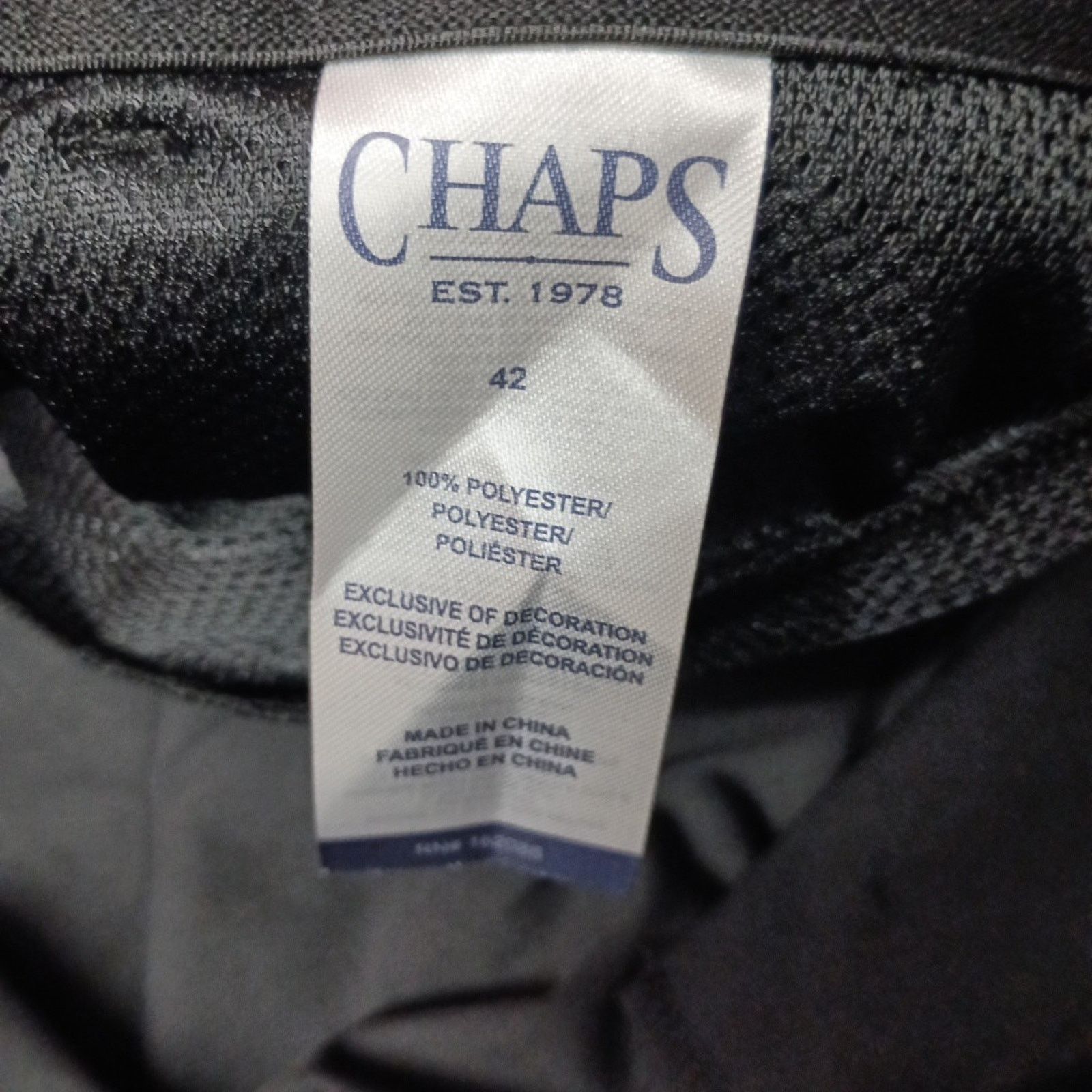 Chaps Chaps Golf Slim Fit Pants Mens 42x30 Black Stretch Waistband Size US 42 / EU 58 - 5 Thumbnail