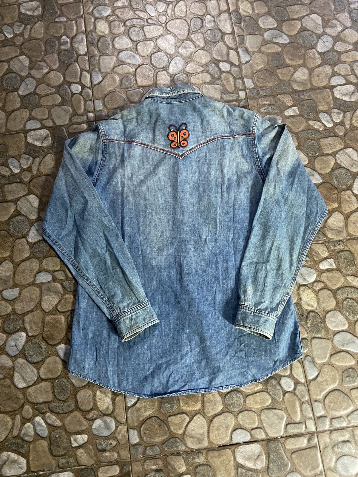 Hysteric Glamour VTG HYSTERIC GLAMOUR LONG SHIRT EMBROIDERY DENIM Size US M / EU 48-50 / 2 - 4 Thumbnail