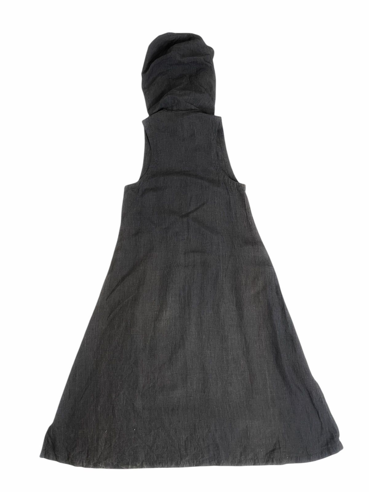 Yohji Yamamoto 🔥RARE🔥ARCHIVAL YOHJI YAMAMOTO MAXI DRESS HOODIE LONG NECK Size M / US 6-8 / IT 42-44 - 2 Thumbnail