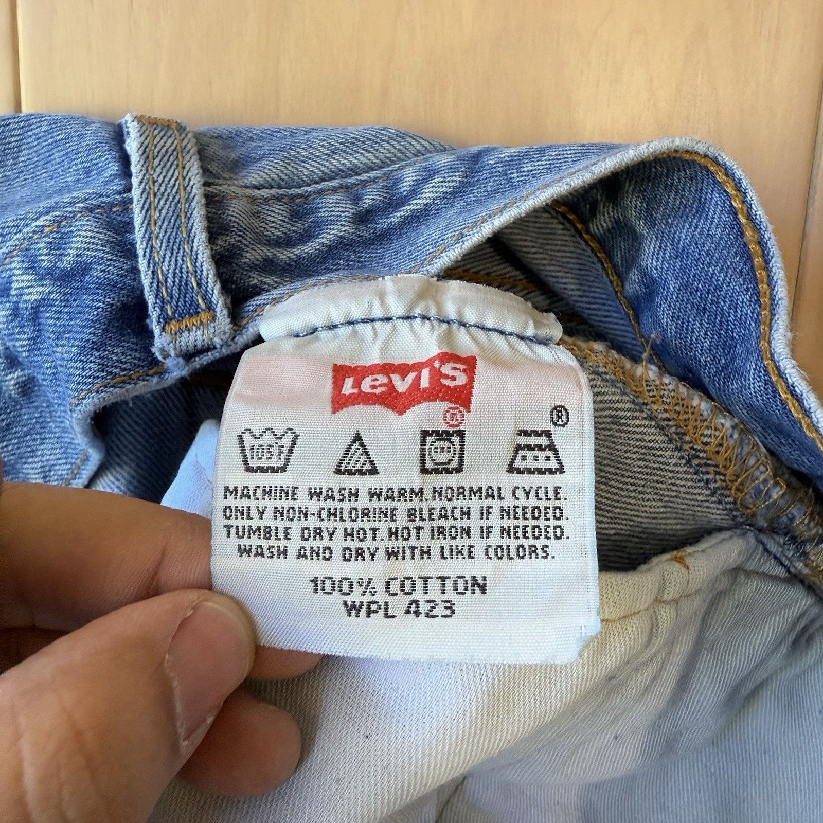 Levi's × Vintage Vintage Levis 501 Jeans 29 Blue Faded Straight Leg Denim Size US 29 - 9 Thumbnail