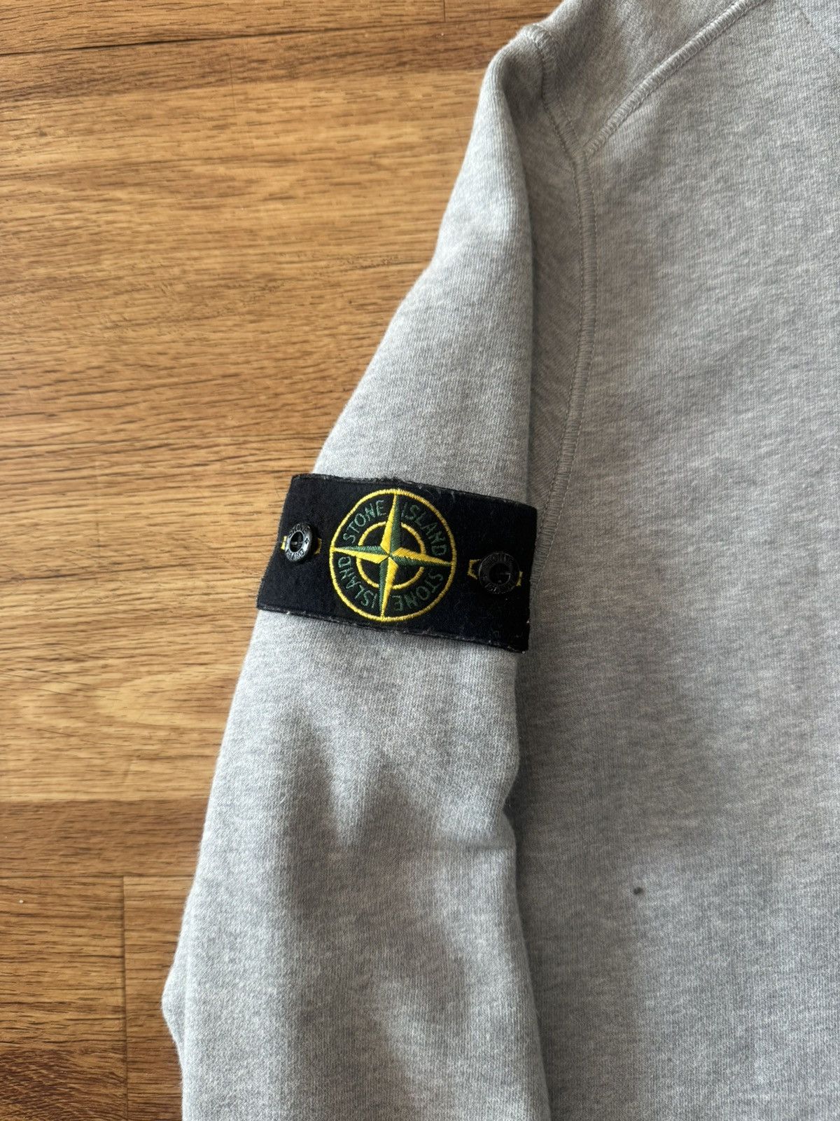 Stone Island Stone Island Grey Logo Sweater Size US L / EU 52-54 / 3 - 4 Thumbnail