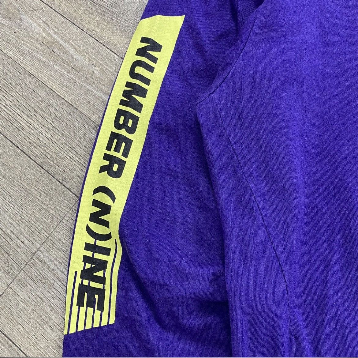 Number (N)ine Number (N)ine Spell Out Logo Tapped Longslevee Shirt Purple Size US L / EU 52-54 / 3 - 6 Thumbnail