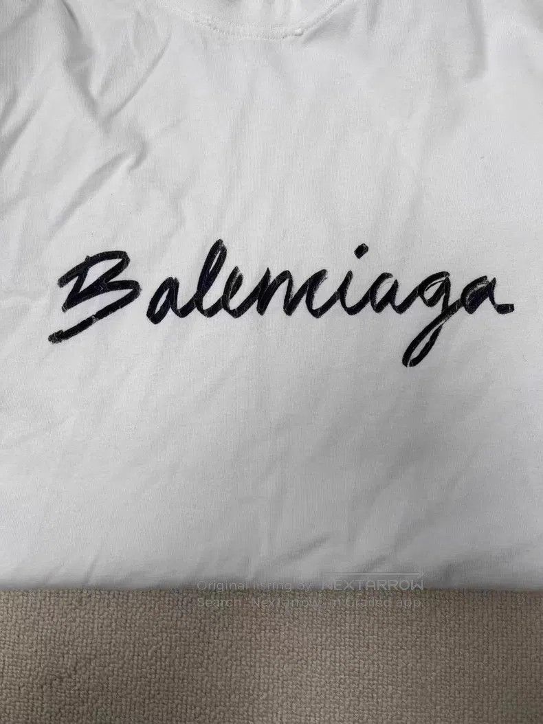 Balenciaga Balenciaga Solid Color Handwritten Letter Logo Printed Cre Size S / US 4 / IT 40 - 3 Thumbnail