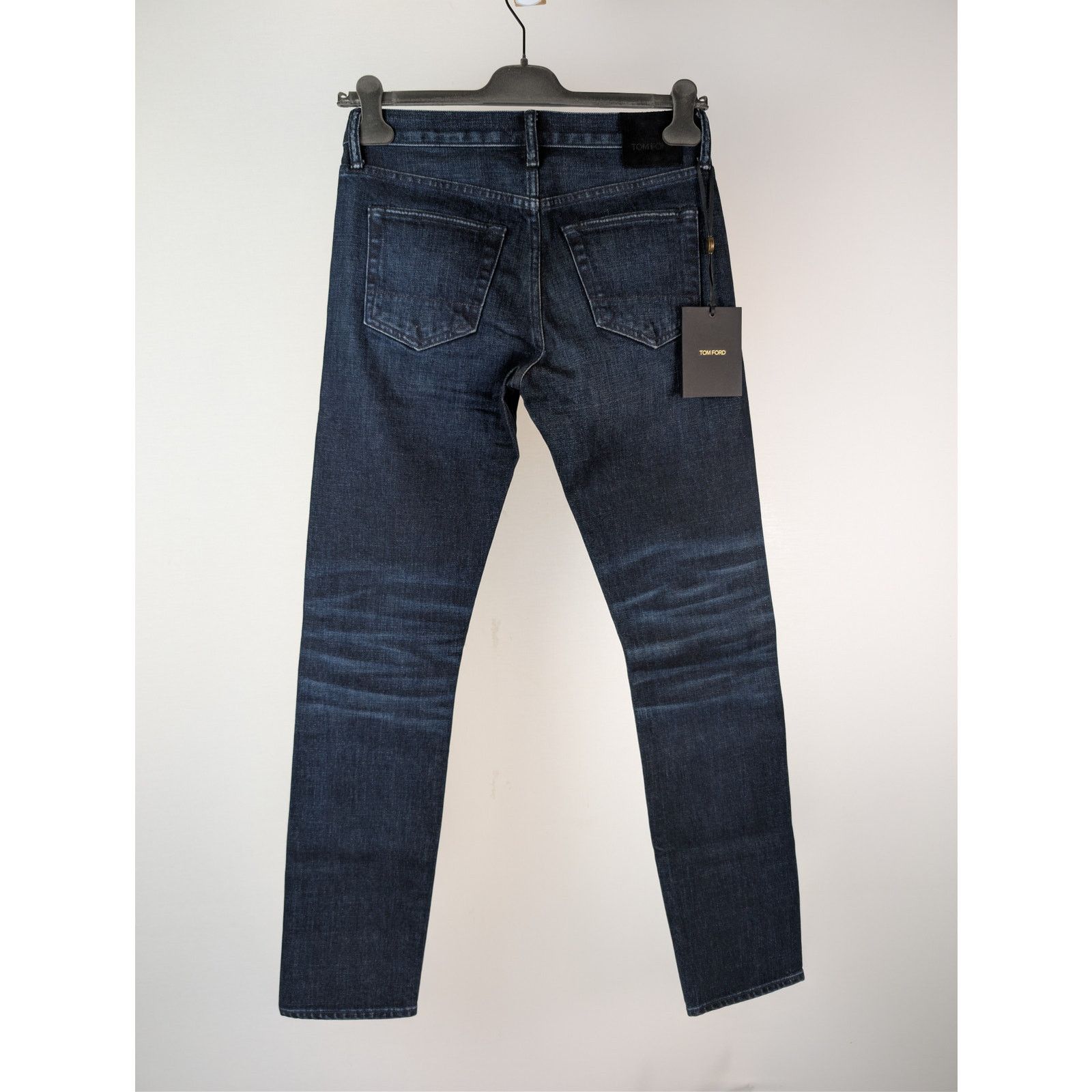 Tom Ford o1rshd1 Slim Fit Denim Jeans in Navy Blue Size US 30 / EU 46 - 11 Thumbnail