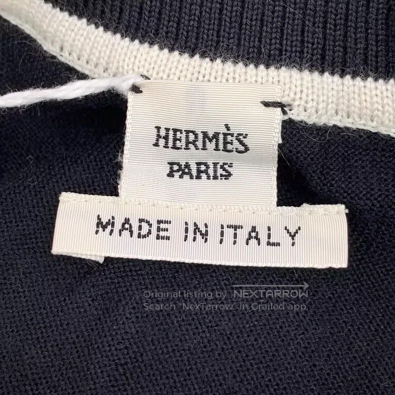 Hermes Hermes Color-Blocked Geometric Pattern Printed Cashmere Si Size XS / US 0-2 / IT 36-38 - 6 Thumbnail