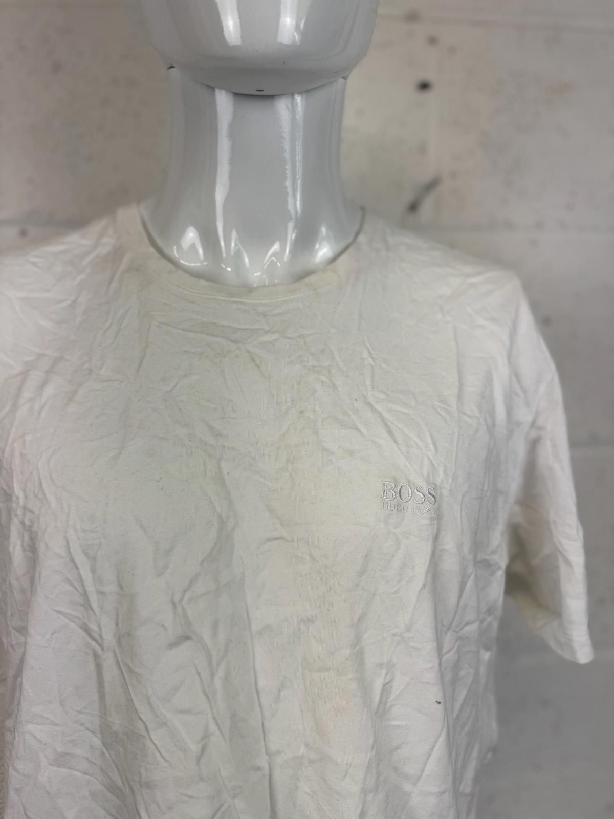 Hugo Boss BOSS White Men's T-Shirt Size L Size US L / EU 52-54 / 3 - 3 Thumbnail