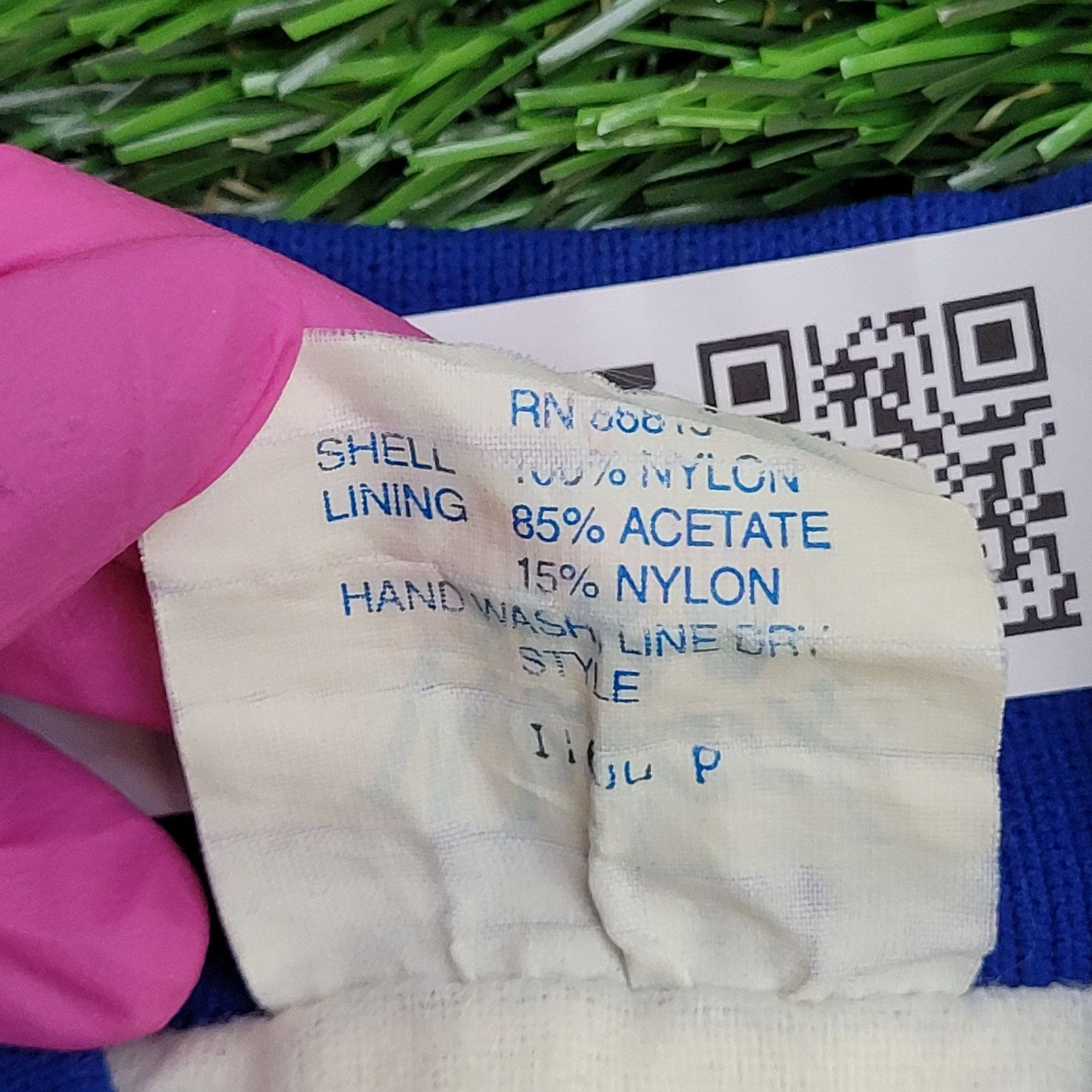 Vintage Vintage 90s Sussex-Wantage Jacket M 23x24 Blue Softball Boxy Size US M / EU 48-50 / 2 - 6 Thumbnail