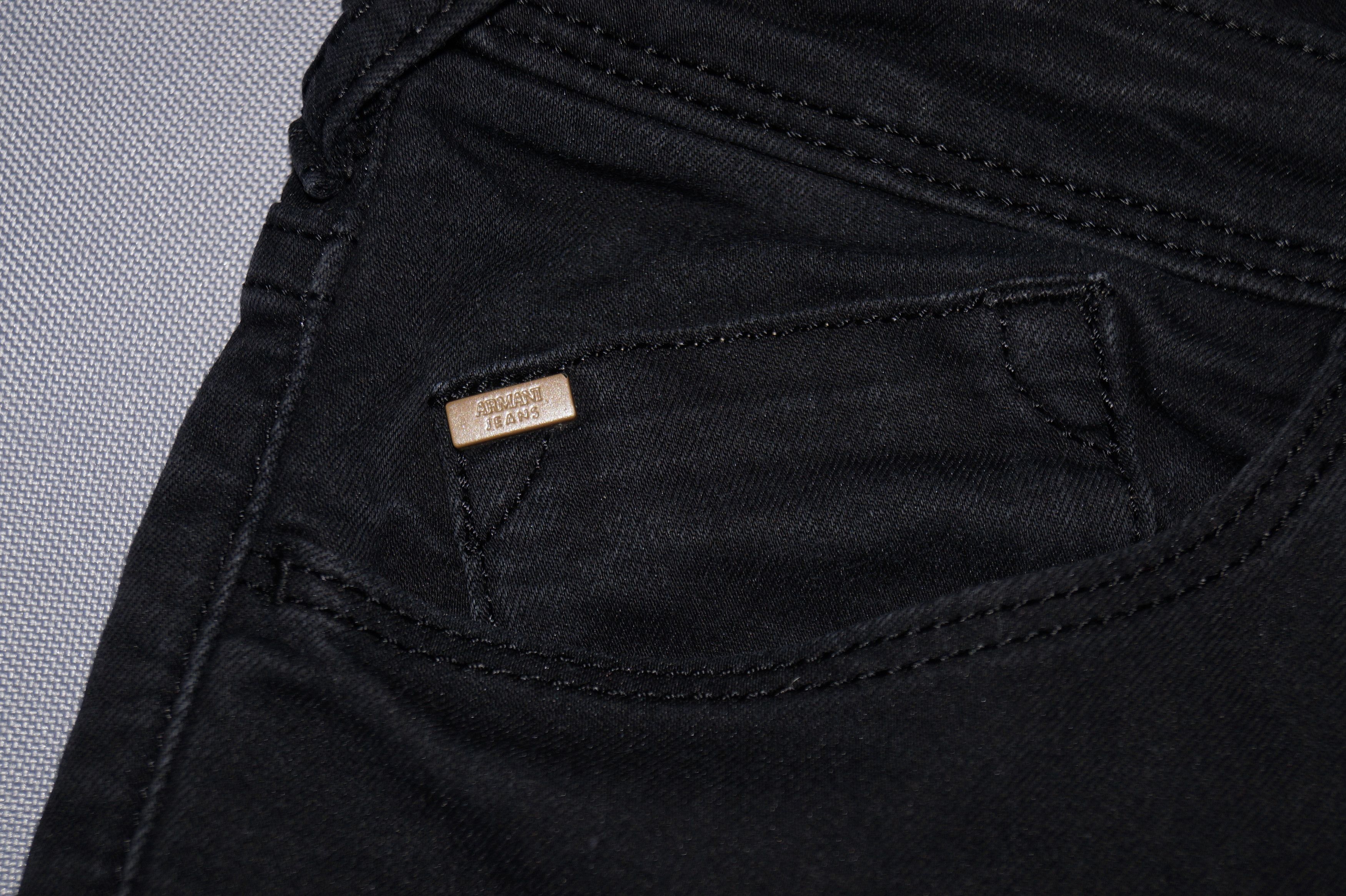 Armani Armani Womens black jeans 29 size Size 29" - 6 Thumbnail