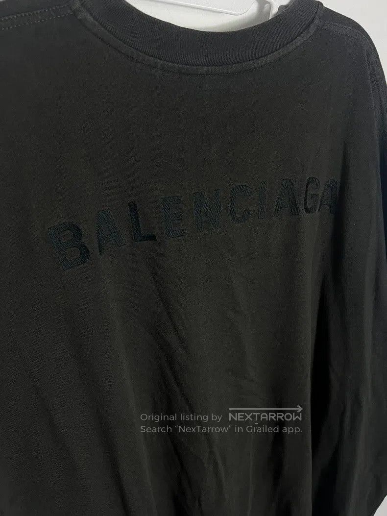 Balenciaga Balenciaga Back Embroidered Logo Short Sleeve Size US XS / EU 42 / 0 - 2 Thumbnail