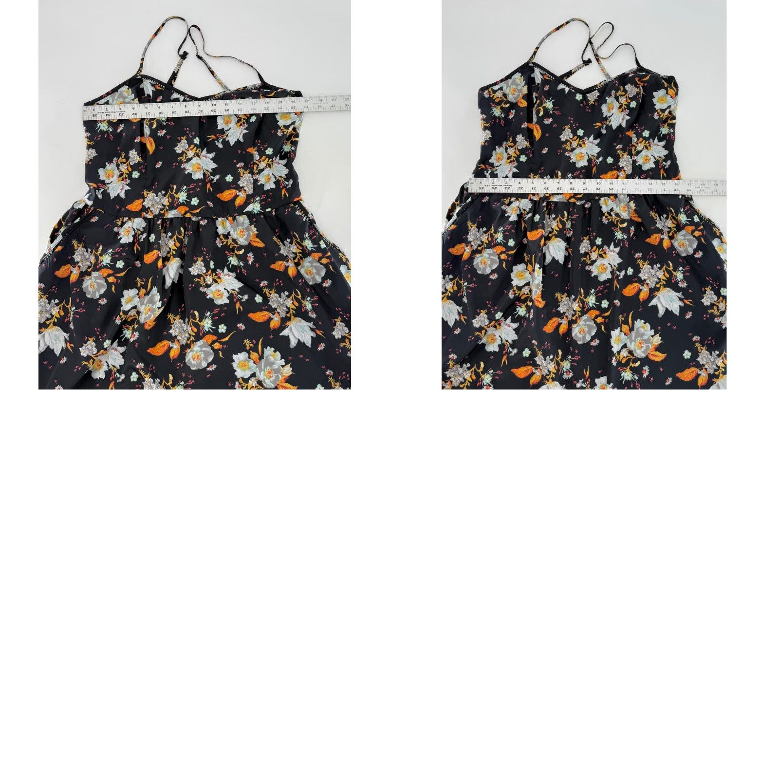 Vintage Xhilaration Floral Print Smocked Waist Spaghetti Strap Dress Womens XXL Size XXL / US 16-18 / IT 52-54 - 8 Thumbnail
