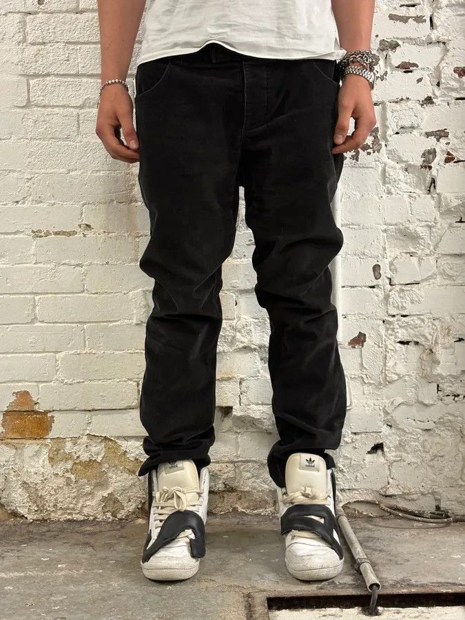 Prada 2000s Prada Black Corduroy Pants Size US 34 / EU 50 - 2 Thumbnail