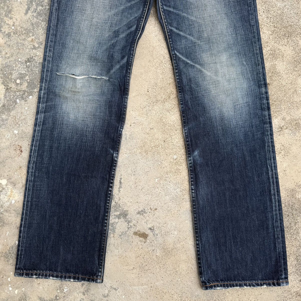 Levi's LEVI'S 502 FADED RIPPEP DENIM JEAN PANTS Size US 34 / EU 50 - 3 Thumbnail