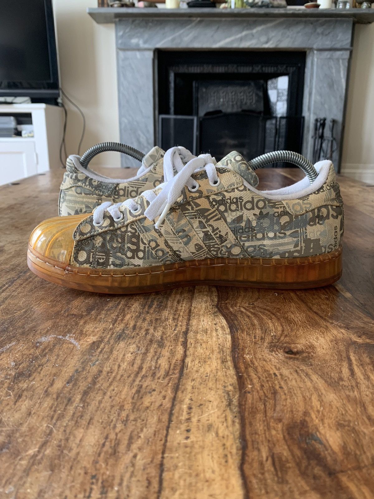 Adidas Rare 2002 Adidas Superstar Clear Size US 8 / EU 41 - 6 Thumbnail