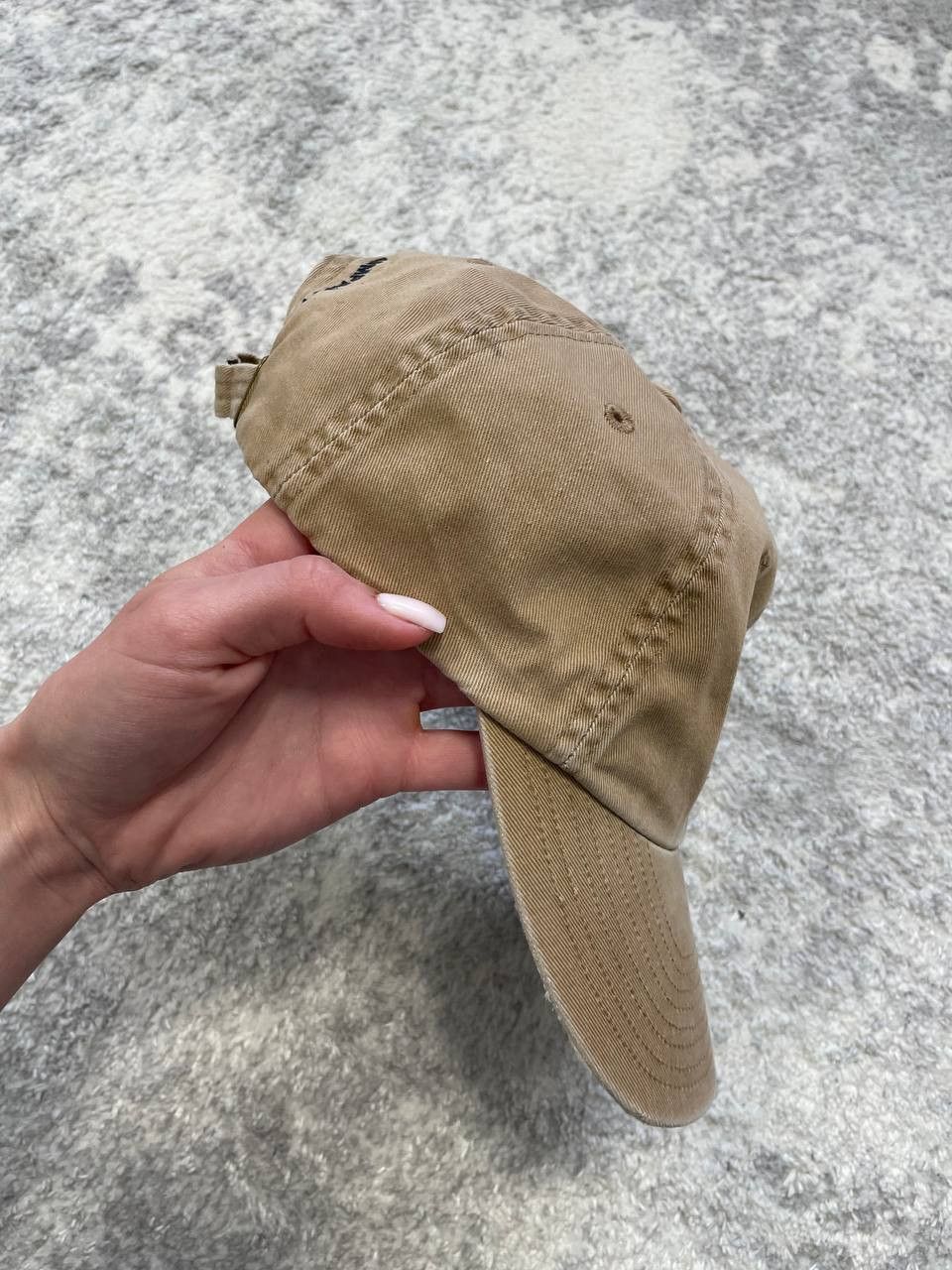 Polo Ralph Lauren Vintage 90s Polo Jeans Co Ralph Lauren Hat Cap Flag Patch Size ONE SIZE - 6 Thumbnail
