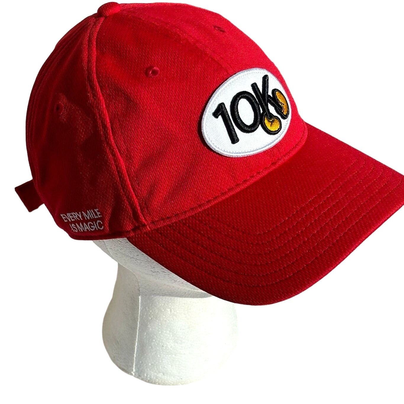 Disney Red Disney Parks 10k Marathon Men's Hat Size ONE SIZE - 3 Thumbnail